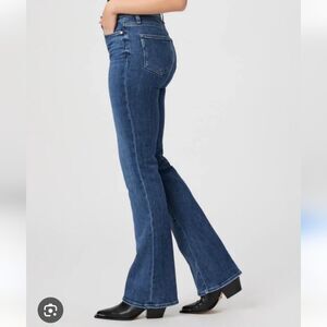 PAIGE Laurel Canyon Blue Flare Leg Jeans